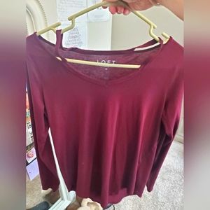 Loft long sleeved shirt